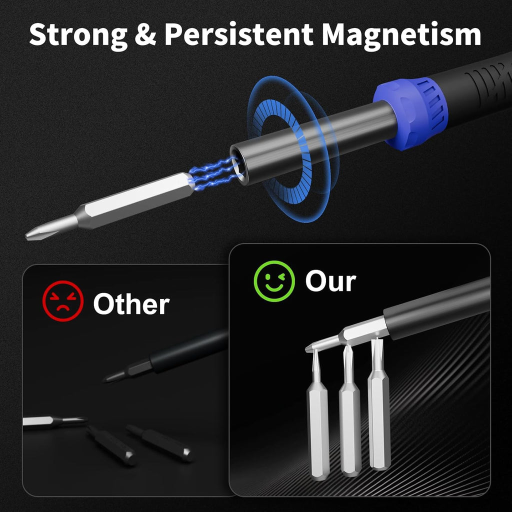 STREBITO Small Precision Screwdriver Set,Electronics Repair Tool Kit for PC