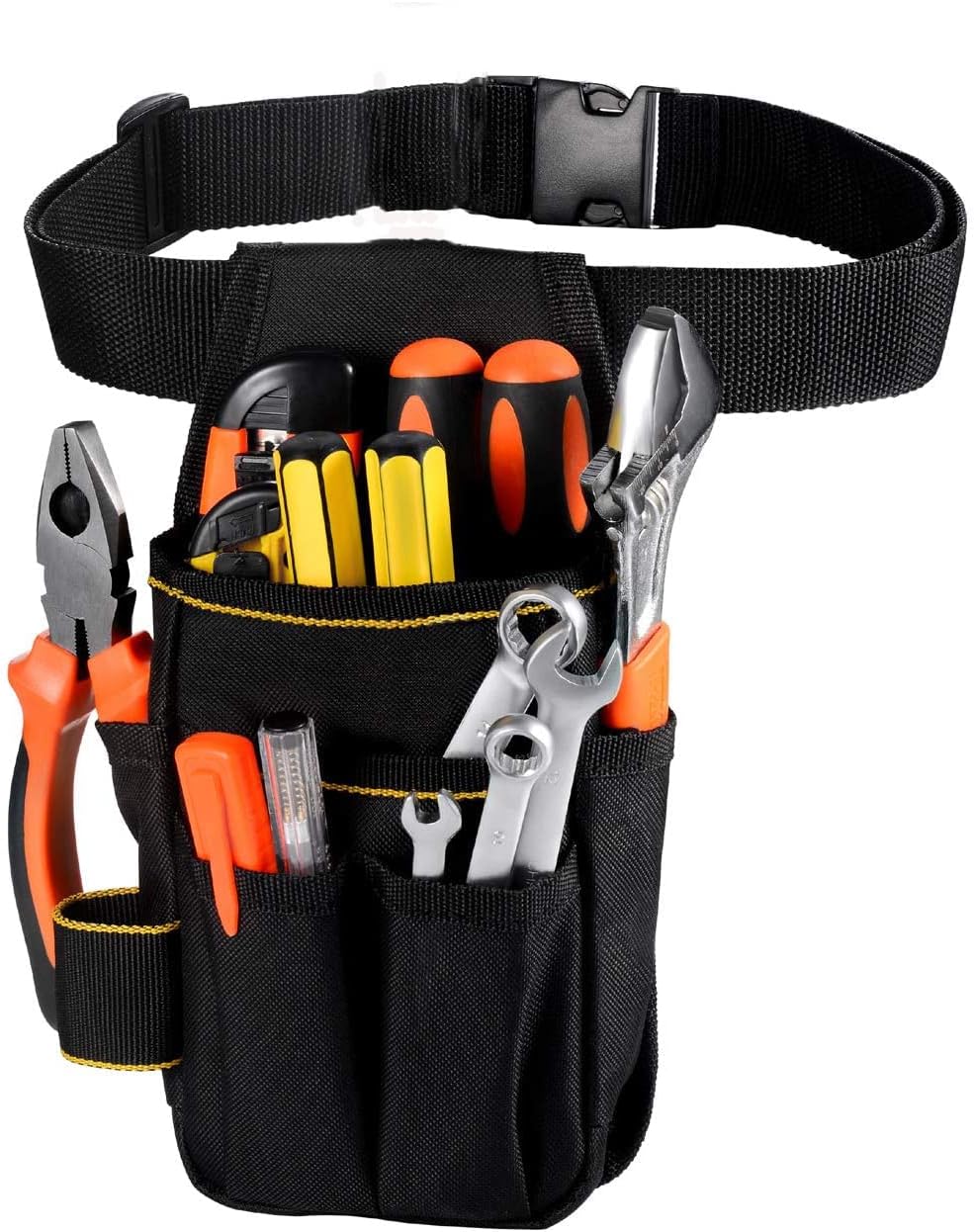 Hardware Tools Bag, 900D Oxford Canvas, Adjustable Nylon Belt, Electrician, Carpenter, Maintenance Technician